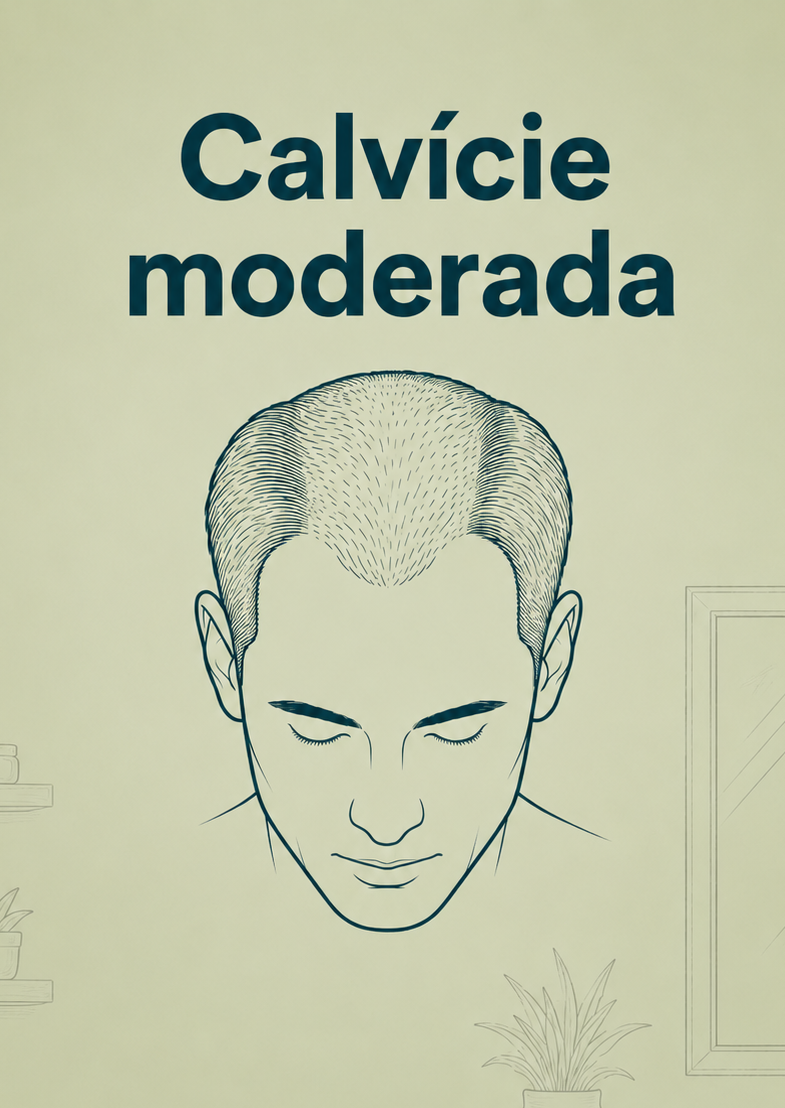 Calvície Moderada